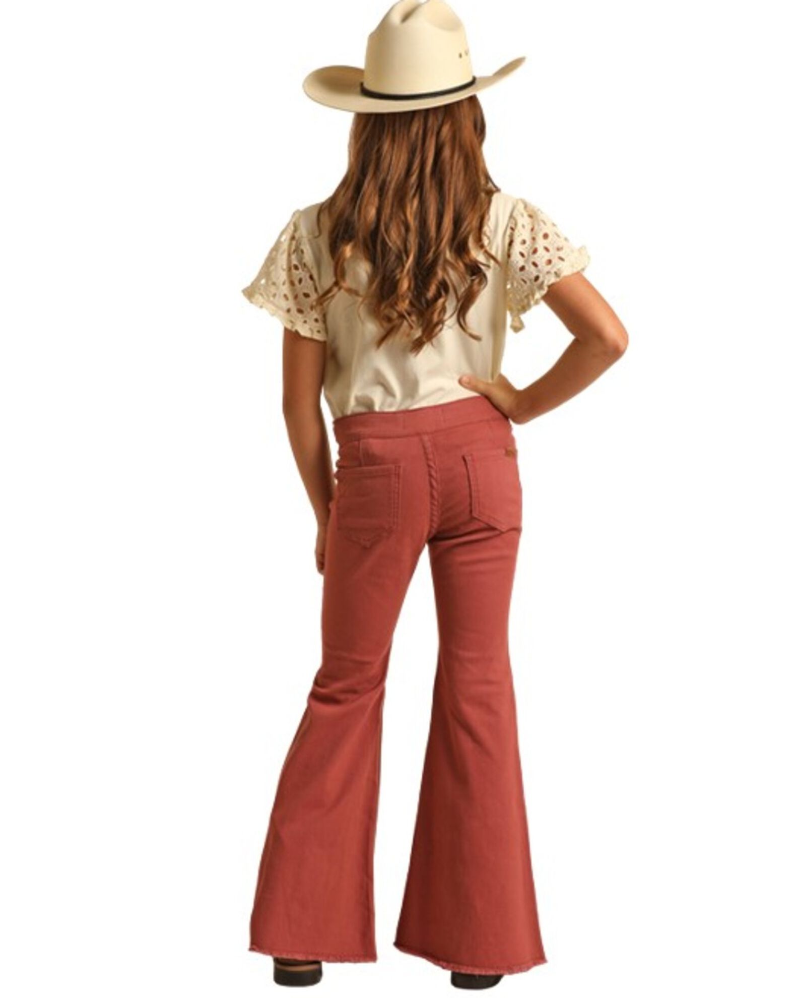 Rock Roll Denim Girls High Rise Extra Stretch Bell Bottom Jeans Sheplers