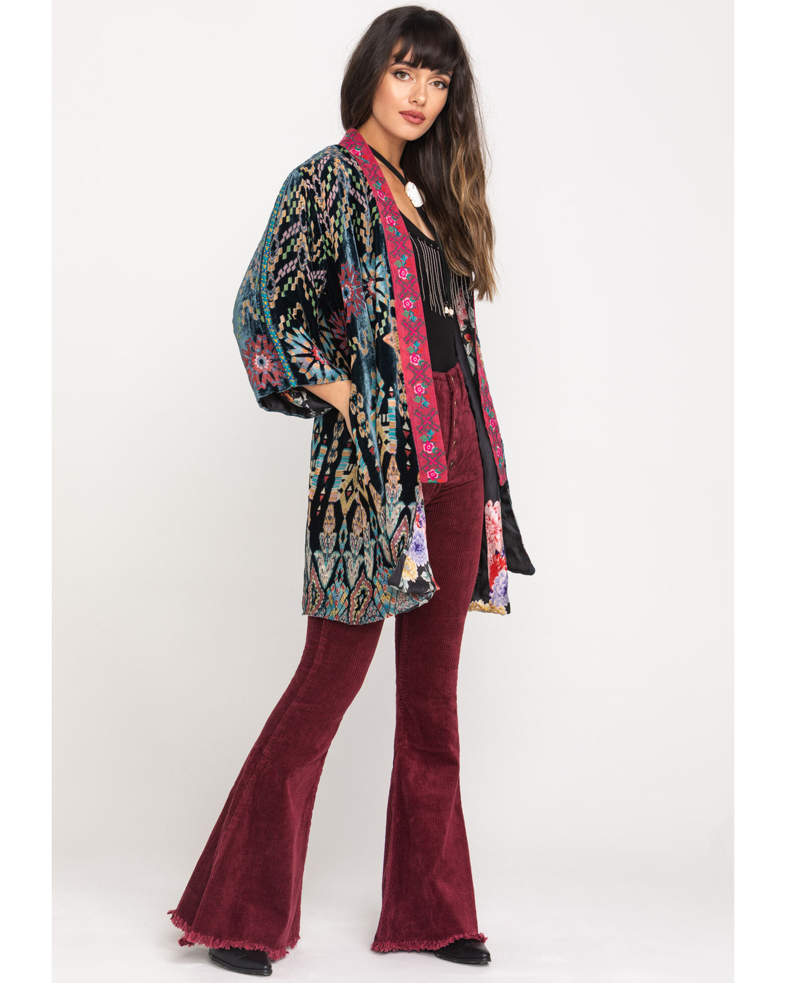 Johnny Was Women's Payden Reversible Kimono | Sheplers