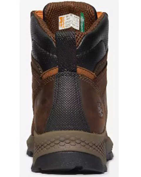 Image #4 - Timberland Pro Men's 6" TiTAN Boots - Composite Toe, Dark Brown, hi-res