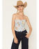 Image #1 - Originality Women's Boot Barn Exclusive Tapestry Sweetheart Corset, Blue, hi-res