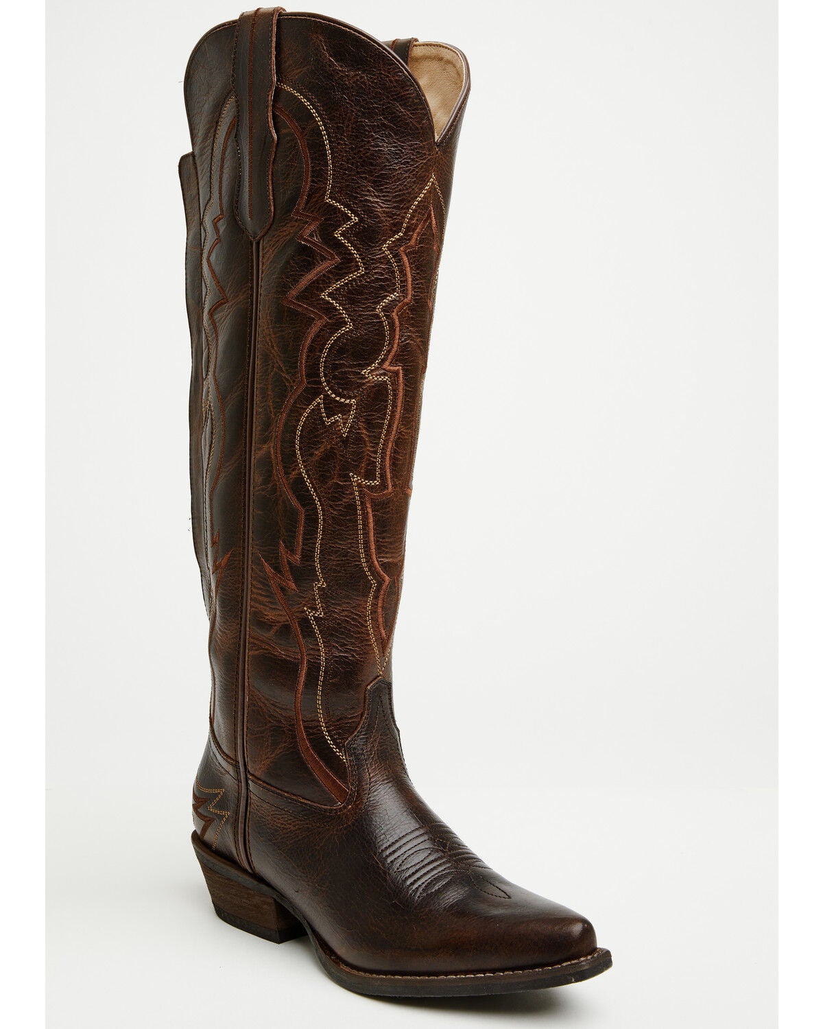 Image #1 - Shyanne Women's Leah Tall Western Boots - Snip Toe, Brown, hi-res