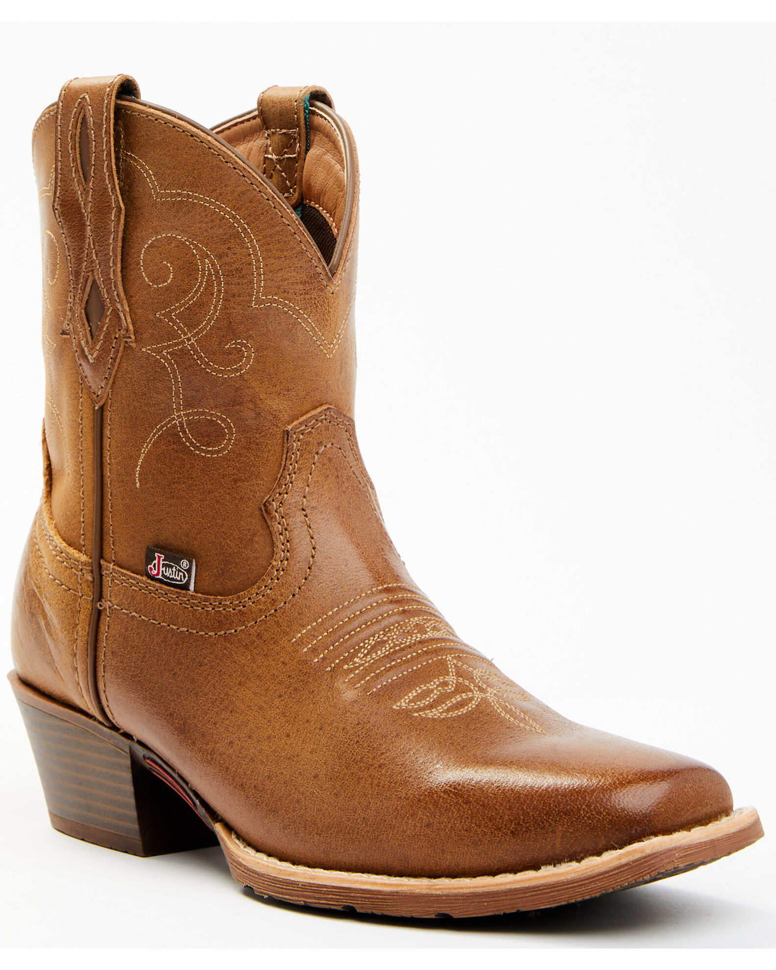 Square toe booties womens sales