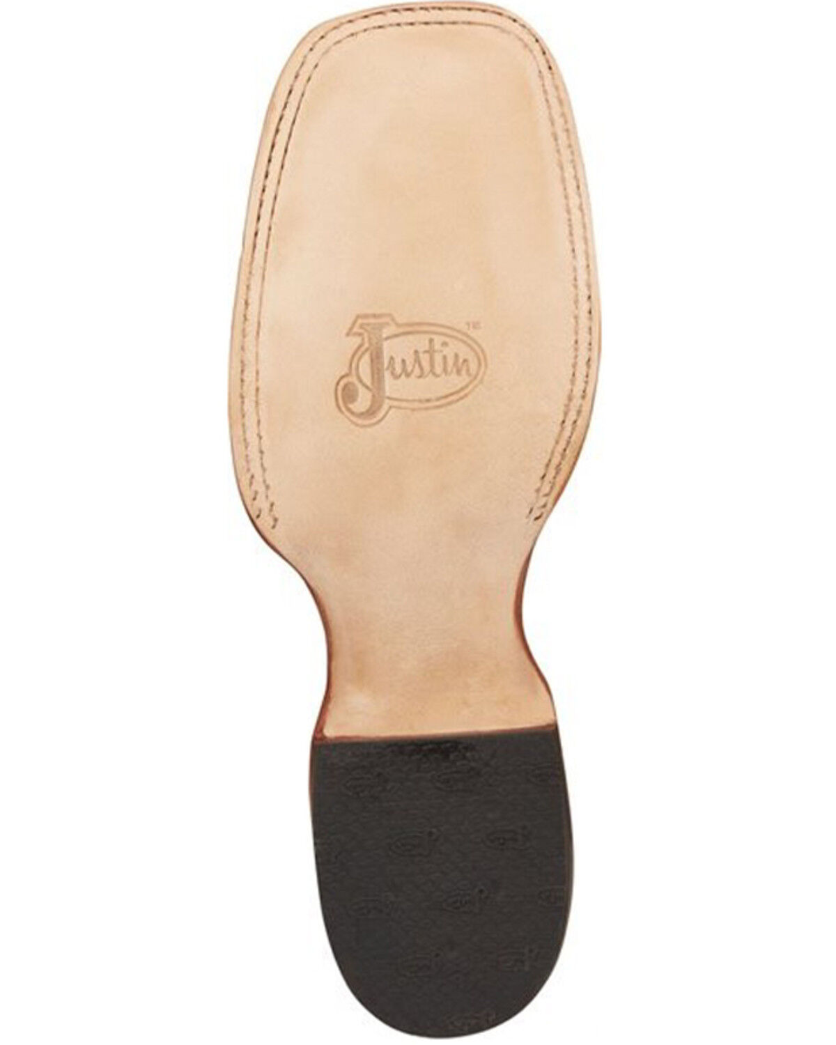 Image #7 - Justin Women's Hayes Jewel Western Boots - Broad Square Toe, Tan, hi-res