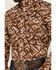 Image #3 - RANK 45® Men's Hopewood Abstract Southwestern Print Long Sleeve Button-Down Stretch Western Shirt , Rust Copper, hi-res