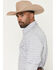 Image #2 - Wrangler 20X Men's Geo Print Long Sleeve Snap Stretch Western Shirt, White, hi-res