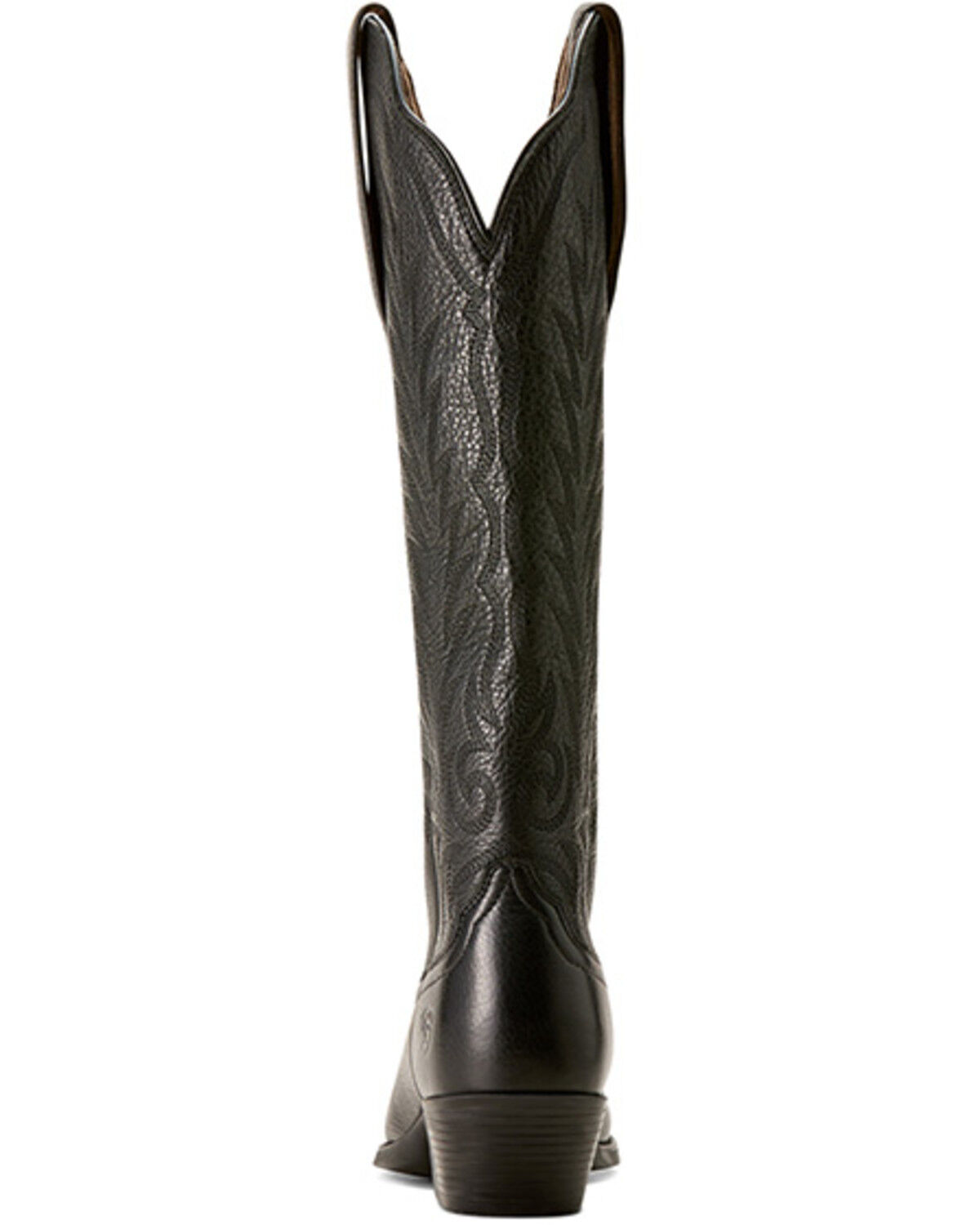 Image #3 - Ariat Women's Heritage Tall Western Boots - Round Toe, Black, hi-res