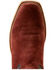Image #4 - Ariat Men's Futurity Time Roughout Western Boots - Square Toe , Red, hi-res