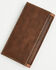 Image #2 - Cody James Men's Wells Basketweave Cross Leather Rodeo Wallet, Brown, hi-res