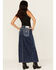 Image #3 - Miss Me Women's Dark Wash Denim Midi Skirt, Dark Wash, hi-res
