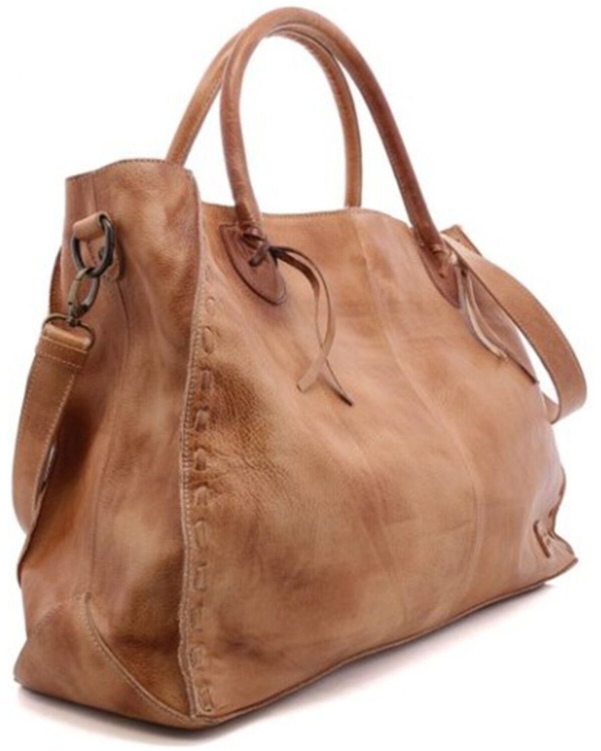 Image #3 - Bed Stu Women's Rockaway Tan Rustic Convertible Travel Bag, Tan, hi-res