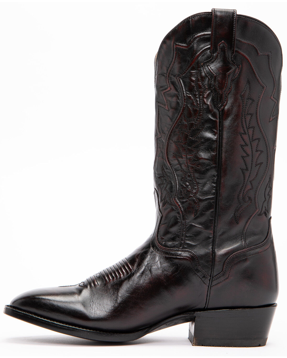 black cherry cowboy boots