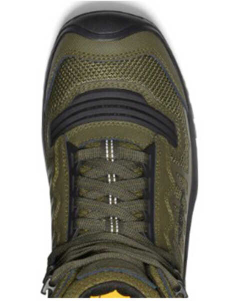 Image #4 - Keen Men's Reno Mid Waterproof Work Boots - Round Toe, Olive, hi-res