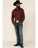 Image #2 - Resistol Men's Red Camden Geo Print Long Sleeve Western Shirt, , hi-res