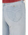 Image #4 - Rolla's Women's Boot Barn Exclusive Bluebird Light Wash High Rise Sailor Wide Leg Stretch Denim Jeans, Light Wash, hi-res