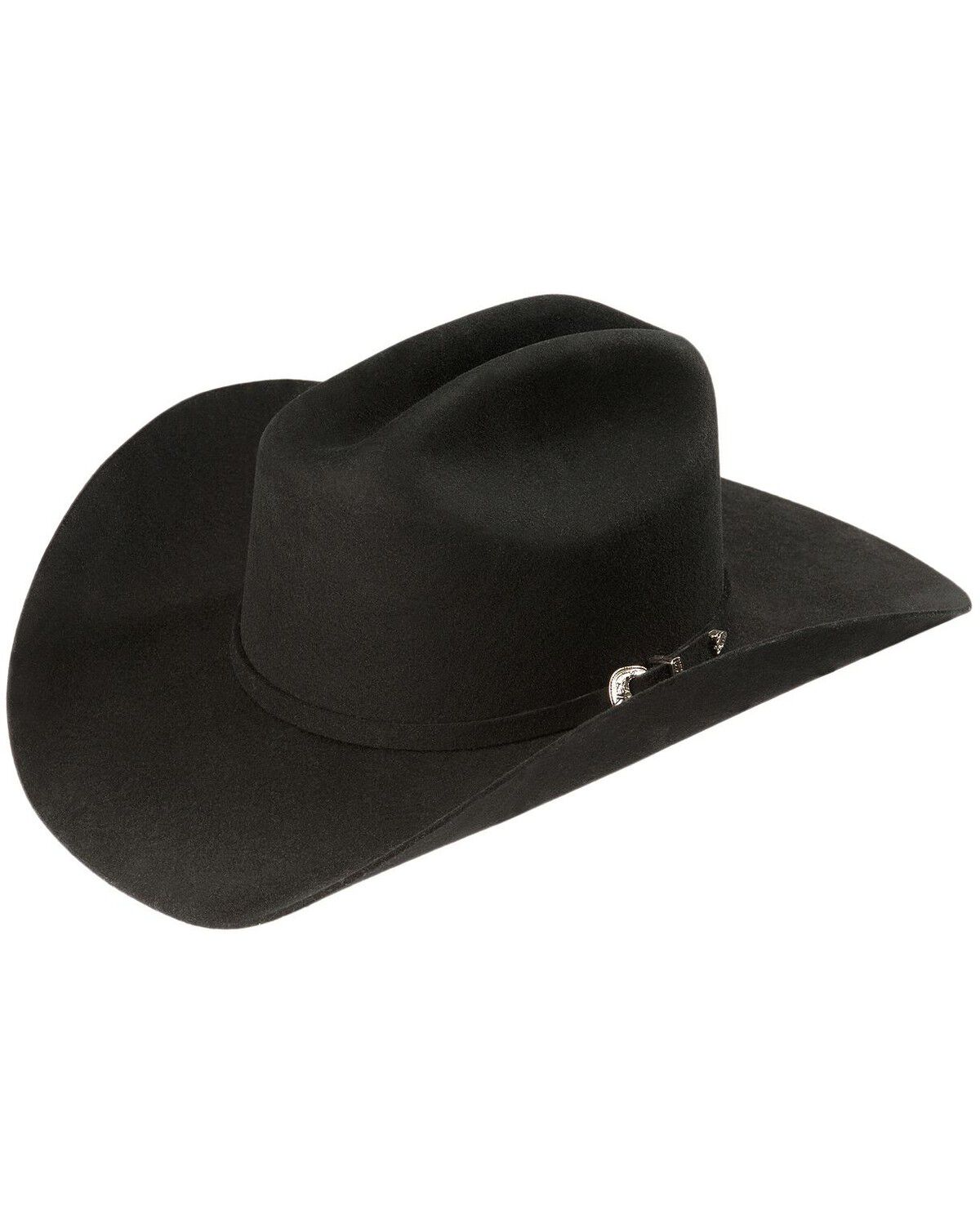 Image #1 - Justin Rodeo 3X Felt Cowboy Hat, Black, hi-res