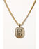 Image #1 - Shyanne Women's Golden Skyland Concho Pendant Necklace, Gold, hi-res
