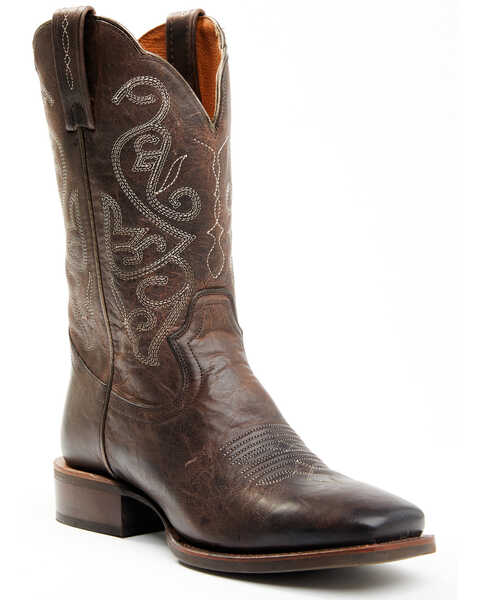 Image #1 - Idyllwind Women's Giddy Up Leather Western Boot - Broad Square Toe , Chocolate, hi-res