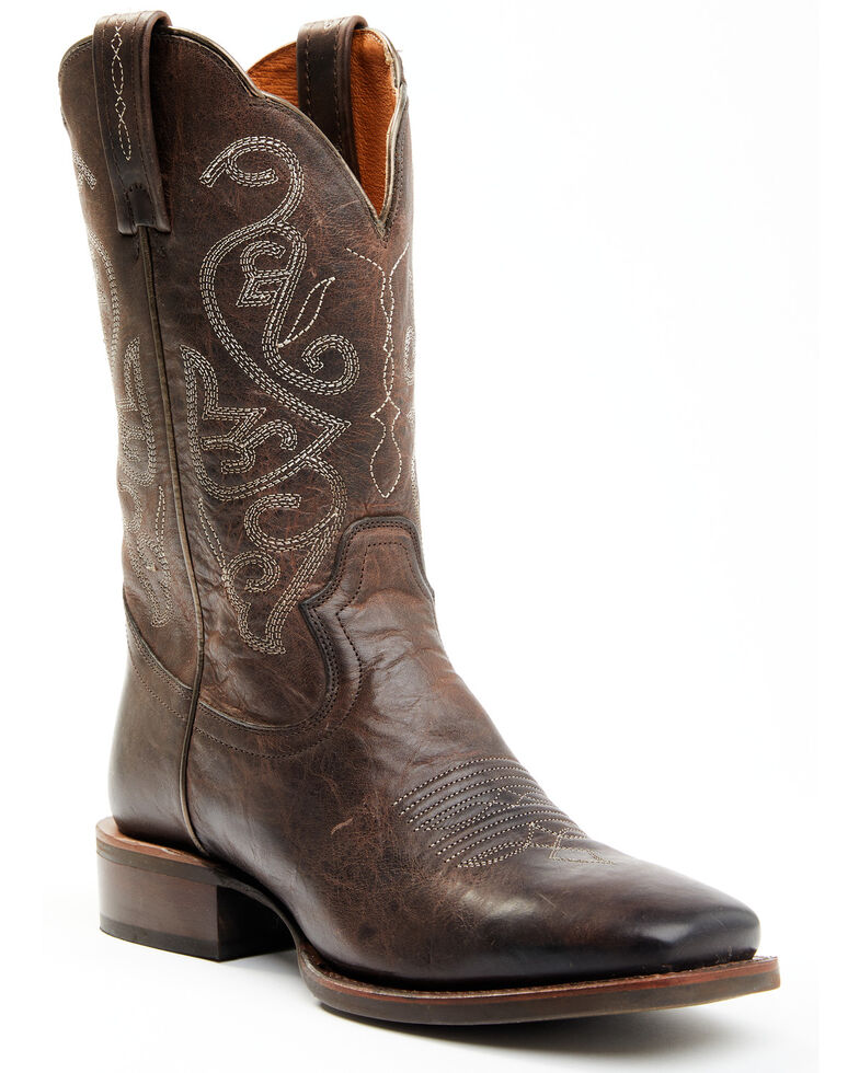 Idyllwind Women's Giddy Up Leather Western Boot - Broad Square Toe , Chocolate, hi-res