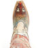 Image #6 - Corral Women's Fire Phoenix Hand Tooled And Painted Tall Western Boots - Snip Toe , White, hi-res