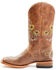 Image #3 - Shyanne Women's Josie Western Boots - Broad Square Toe, Brown, hi-res