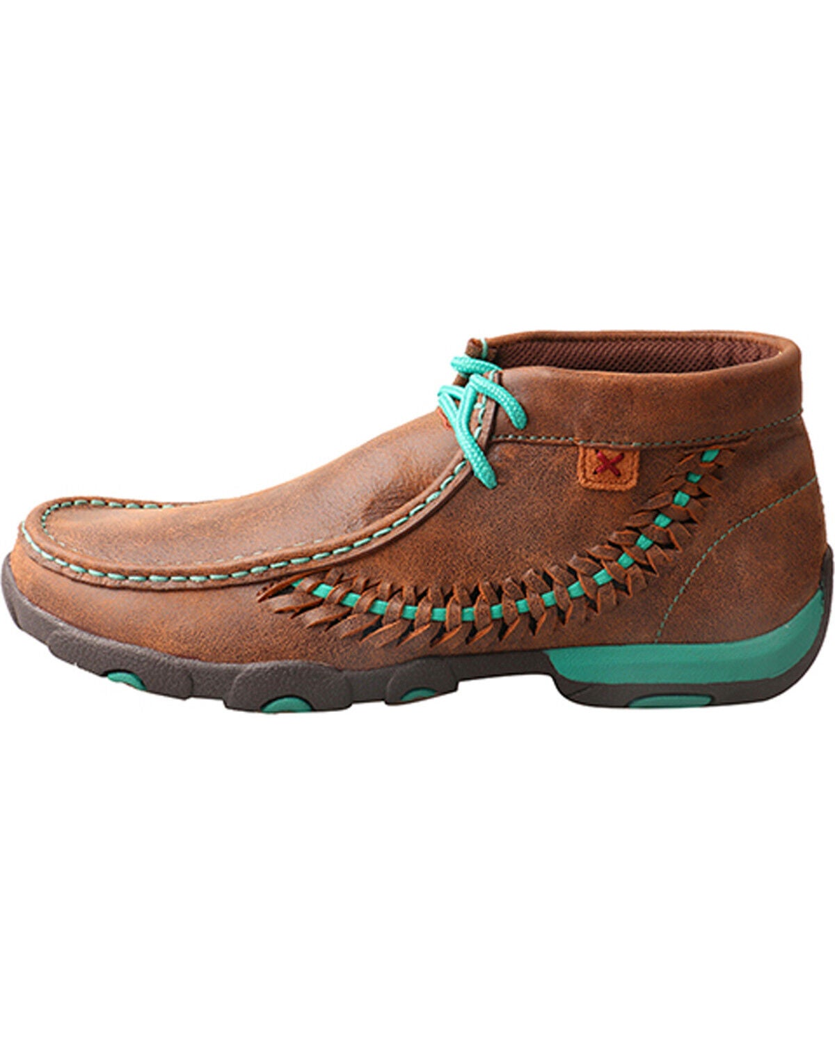 twisted x turquoise mocs