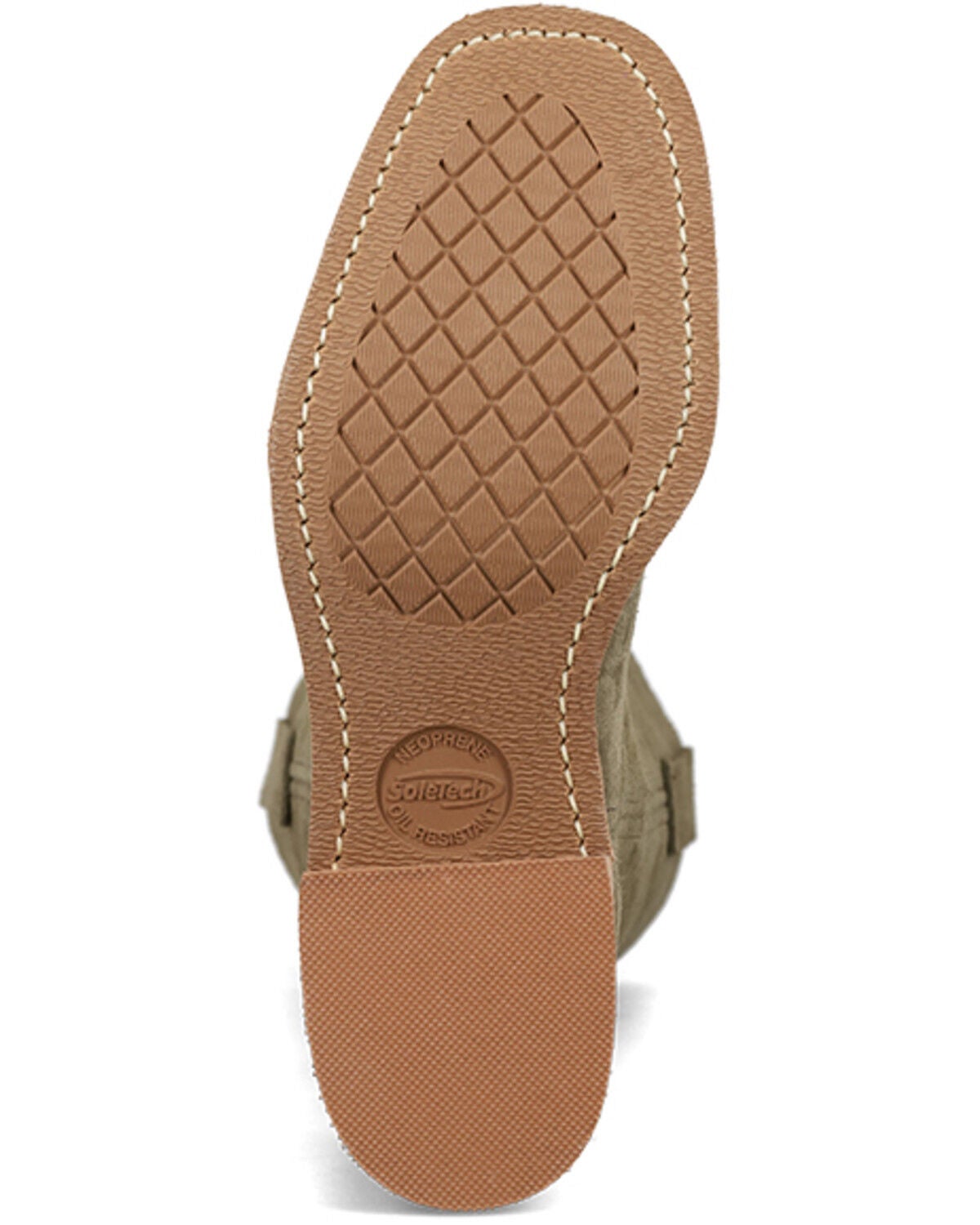 Image #9 - Frye Women's Campus 12R Suede Fashion Boots - Round Toe, Olive, hi-res