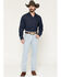 Image #1 - Wrangler Men's 936 Cowboy Cut Slim Fit Prewashed Jeans, Bleach Indigo, hi-res