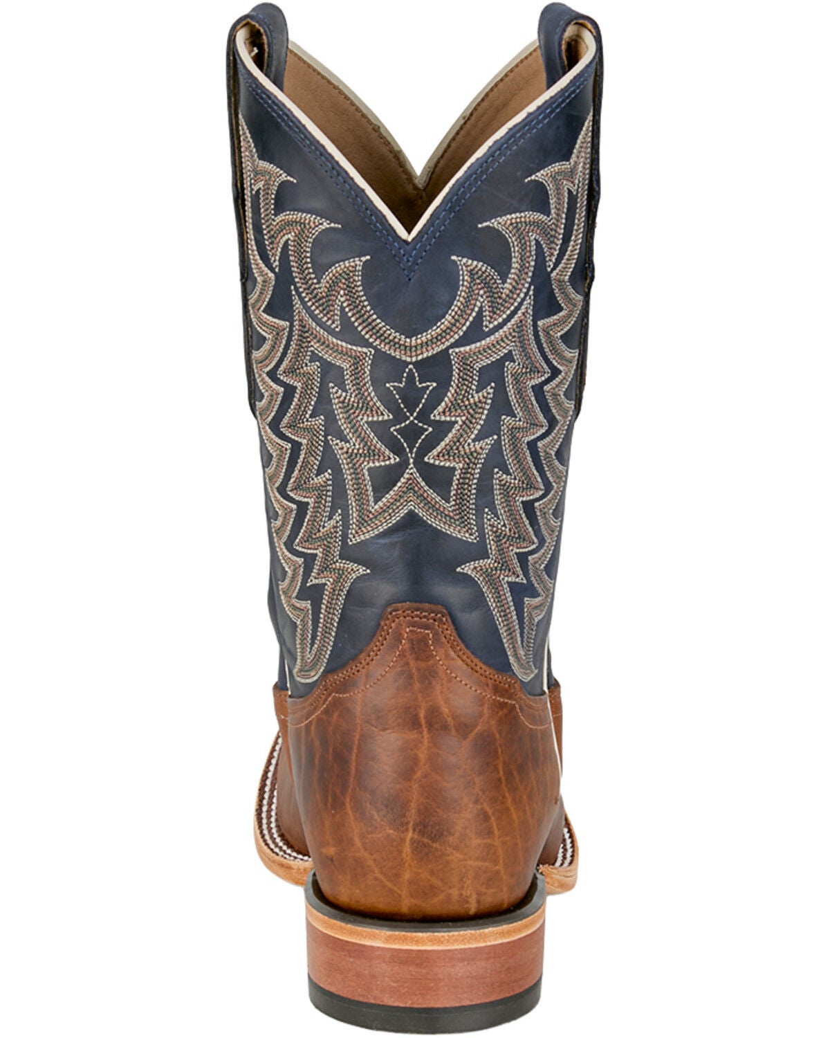 Image #5 - Tony Lama Men's Alfredo Western Boots - Broad Square Toe, Chocolate, hi-res