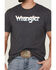 Image #3 - Wrangler Men's Heather Charcoal Logo Graphic Short Sleeve T-Shirt , Charcoal, hi-res