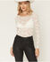 Image #3 - Idyllwind Women's Lace Long Sleeve Shirt, Ivory, hi-res