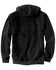 Image #2 - Carhartt Men's Loose Fit Midweight Logo Graphic Work Hooded Sweatshirt, Black, hi-res