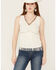 Image #1 - Shyanne Women's Beaded Fringe Tank, Cream, hi-res