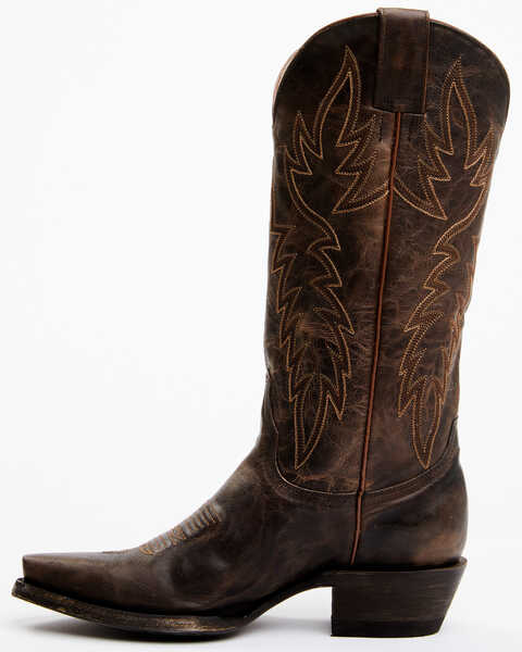Image #3 - Idyllwind Women's Wheeler Western Boot - Snip Toe, Chocolate, hi-res