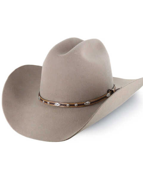 Cody James Men's Denton 3X Felt Cowboy Hat, Tan, hi-res