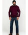 Image #6 - Ariat Men's FR Roughneck Skull Logo Crew Long Sleeve Work T-Shirt - Big, Red, hi-res