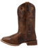 Image #3 - Laredo Women's Dream Weaver Western Boots - Broad Square Toe, Brown, hi-res