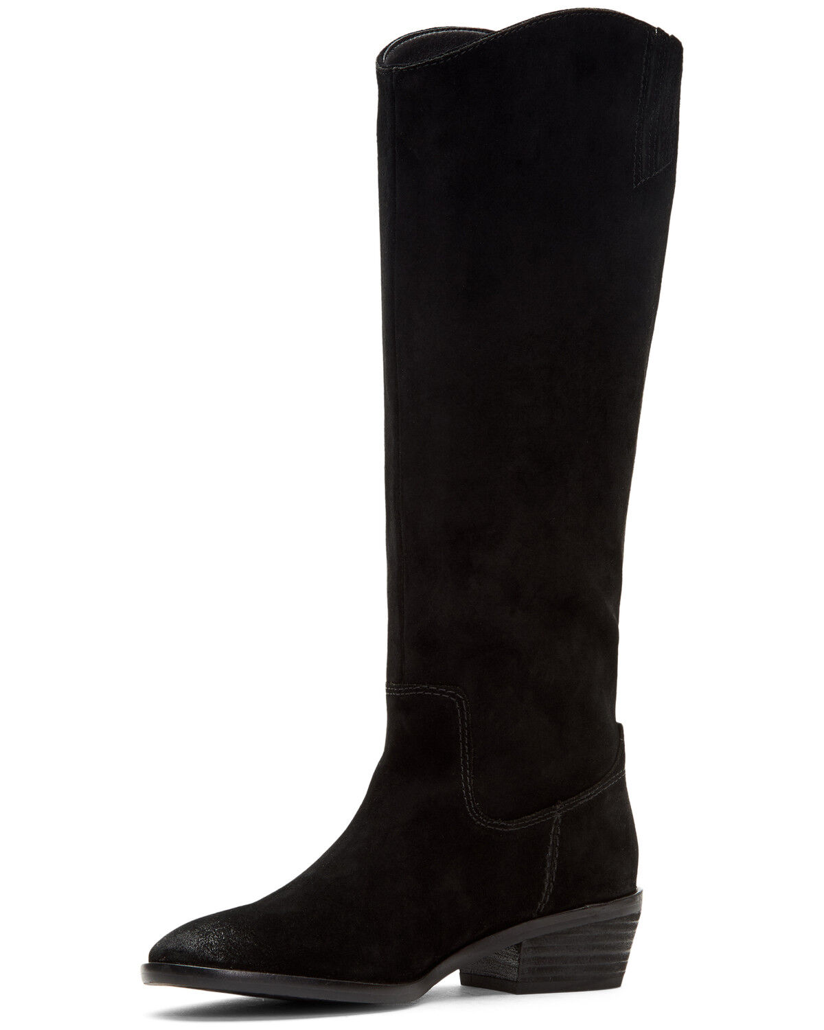 tall black cowboy boots