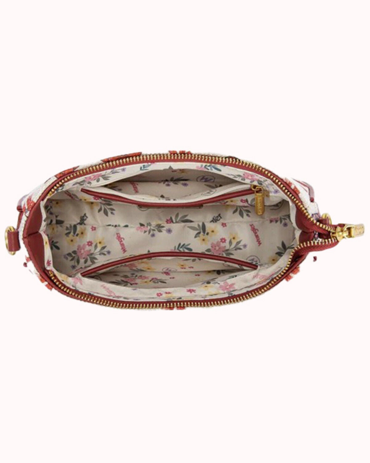 Image #2 - Wrangler Women's Western Print Embellished Shoulder Bag, Pink, hi-res