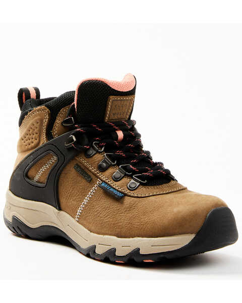 Cleo + Wolf Women's Talon Lace-Up Waterproof Hiking 3 Boot -Round Toe, Taupe, hi-res