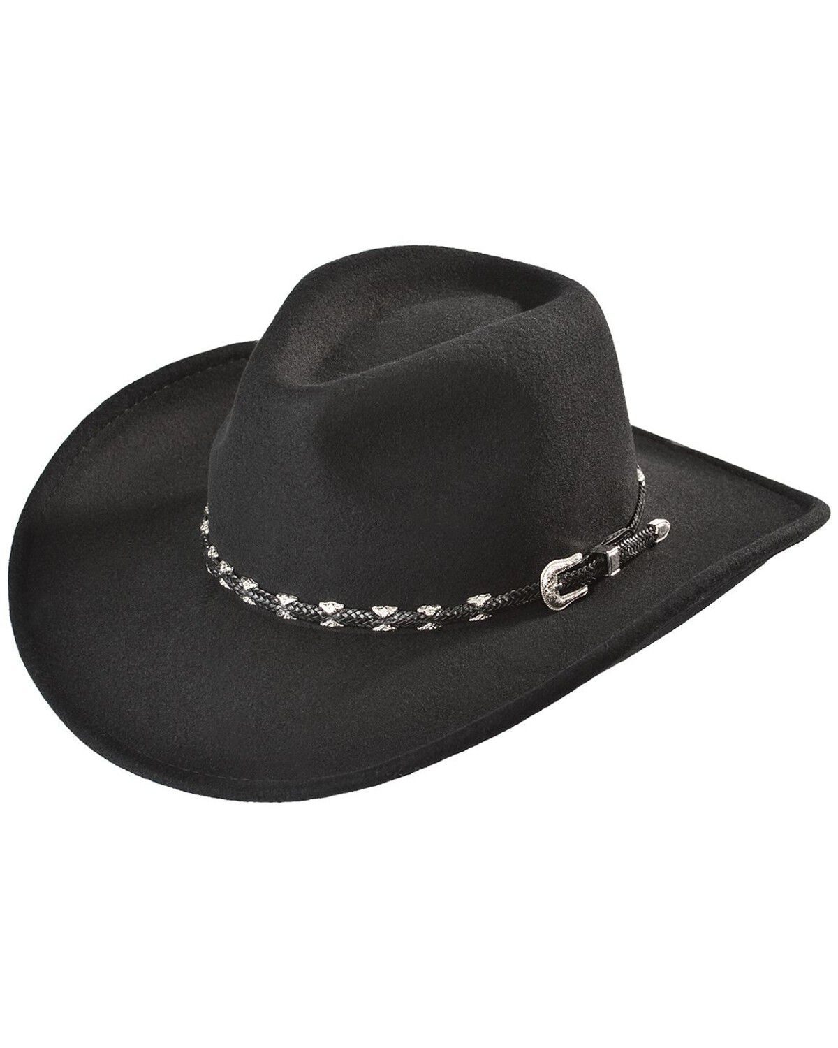 Outback Trading Co. Wallaby UPF 50 Sun Protection Crushable Hat, Black, hi-res