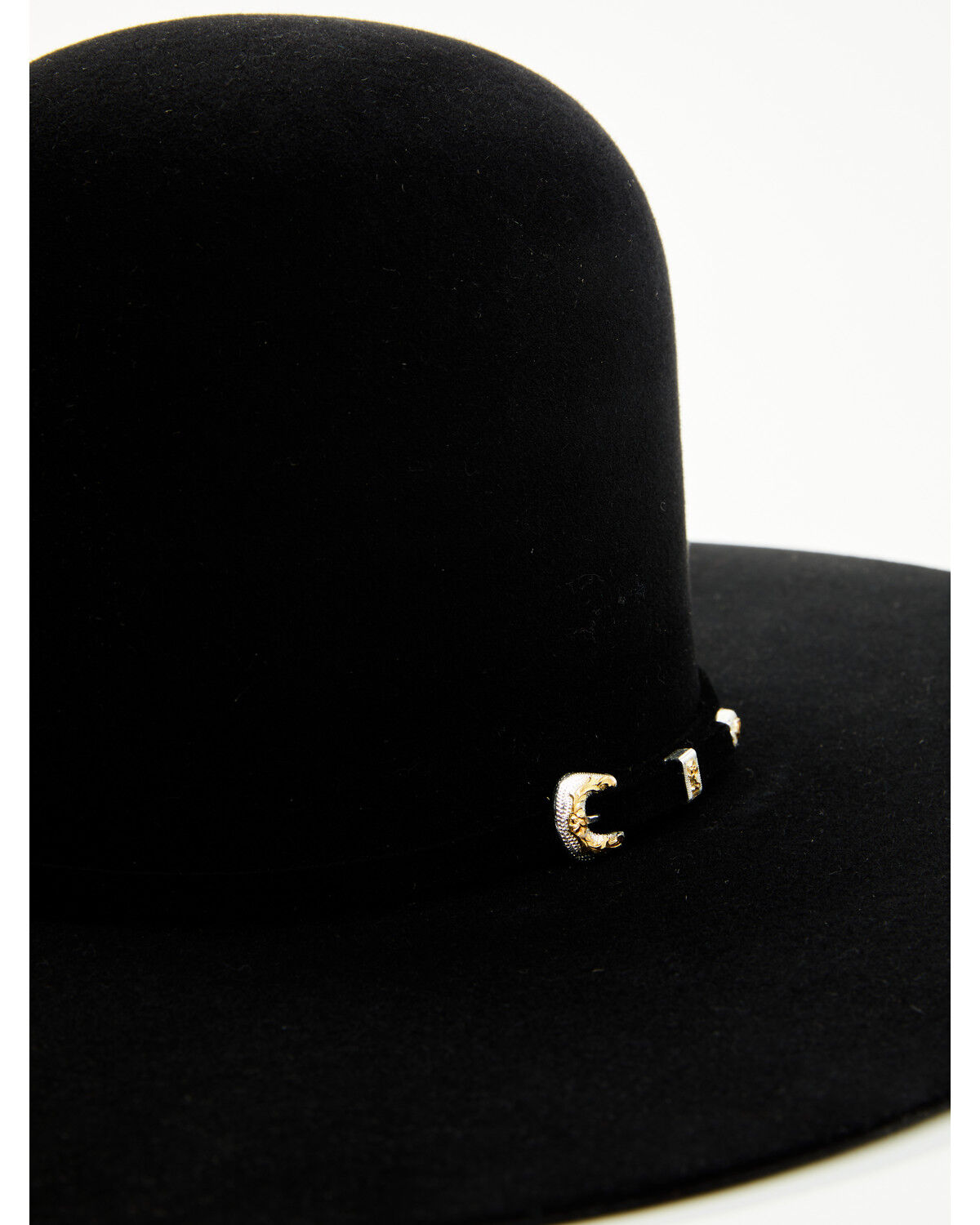 Image #2 - Serratelli Salinas 20X Felt Cowboy Hat, Black, hi-res