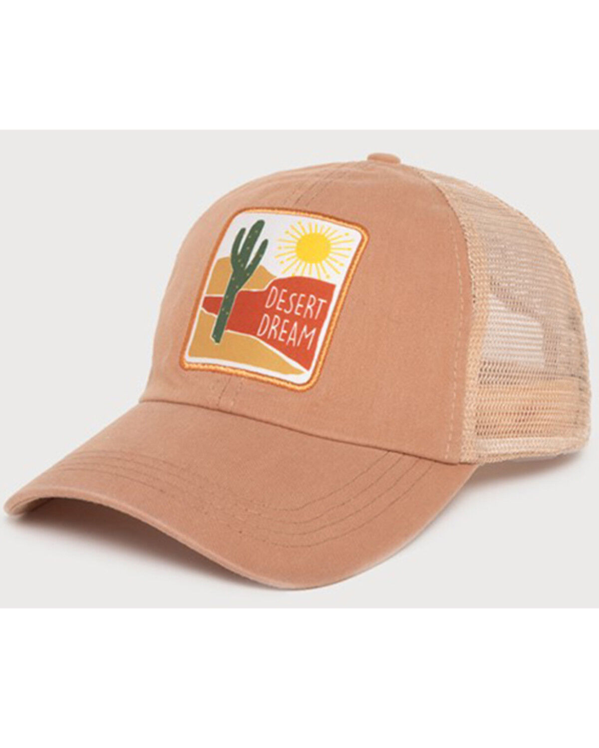 Image #1 - David & Young Women's Desert Dream Ball Cap, Orange, hi-res