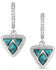 Montana Silversmiths Women's High Noon Cobblestone Turquoise Earrings , Silver, hi-res