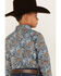 Image #4 - Cody James Boys' Paisley Print Long Sleeve Snap Western Shirt, Light Blue, hi-res