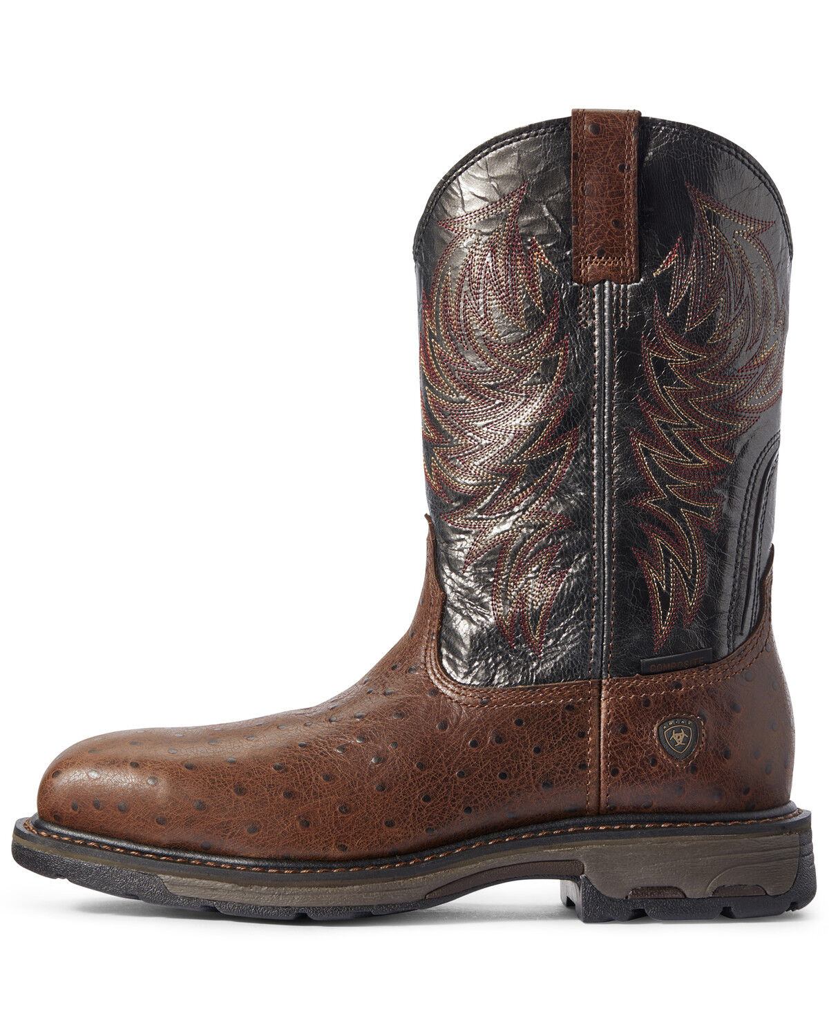 ostrich steel toe work boots