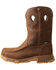 Image #3 - Twisted X Men's CellStretch Met Guard Western Work Boots - Nano Composte Toe, Brown, hi-res