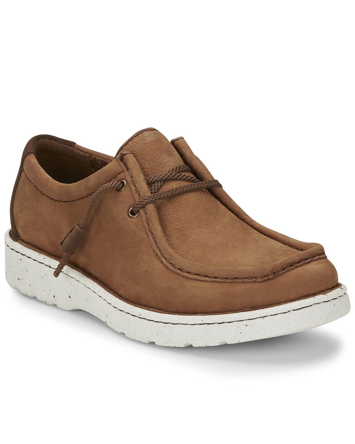 justin men's waxy driver moc casual shoes