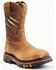 Image #1 - Cody James Men's 11" Decimator Western Work Boots - Nano Composite Toe, Brown, hi-res