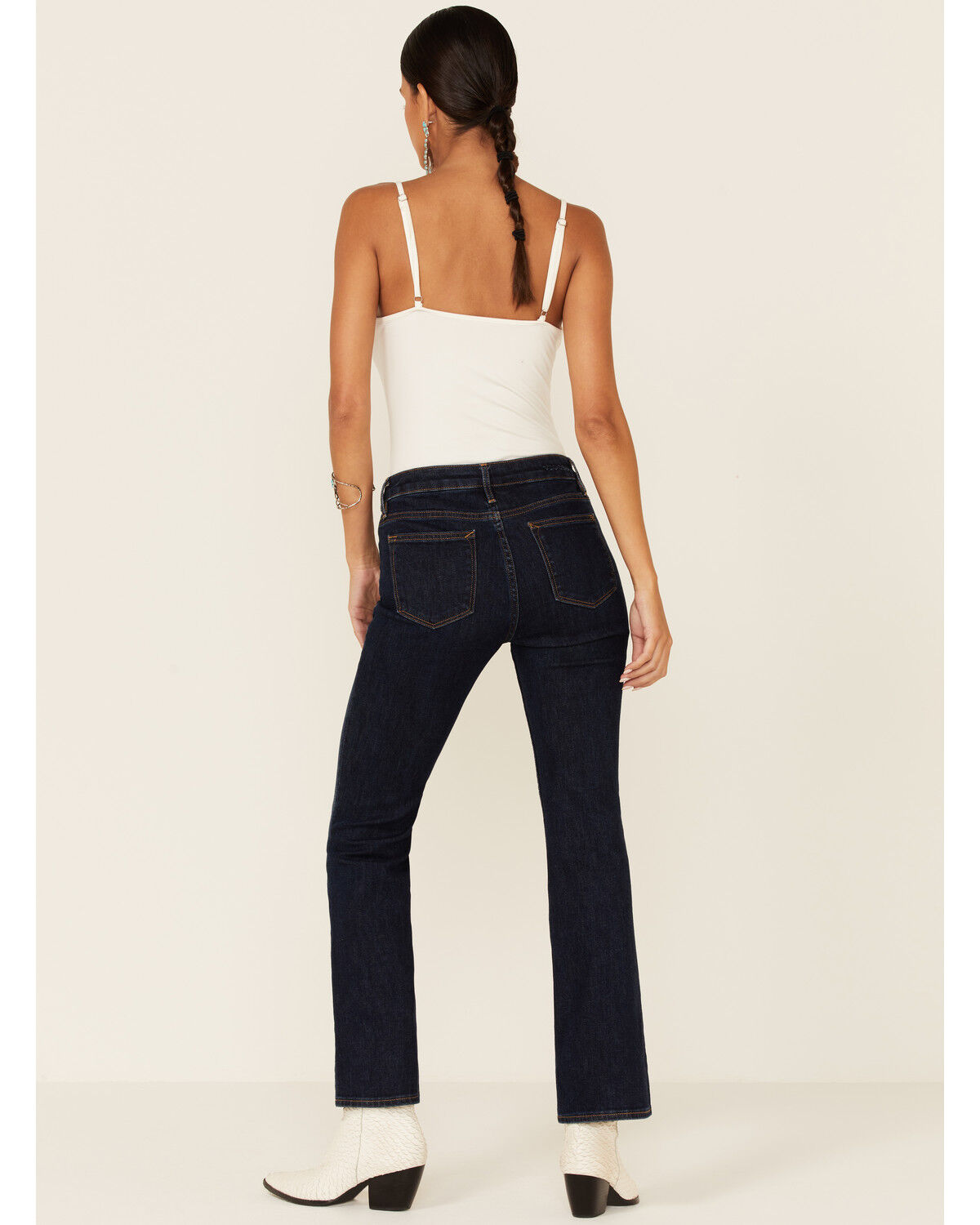 Image #4 - VIGOSS Women's Dark Wash Bootcut Jagger Classic Fit Jeans, Dark Wash, hi-res