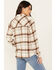 Idyllwind Women's Viola Featherlight Plaid Print Long Sleeve Pearl Snap Shirt, Pecan, hi-res